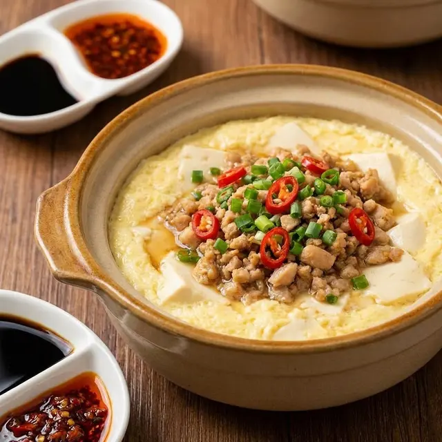 Telur Tahu Kukus