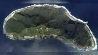 Uotsuri-jima, pulau yang terbesar di Senkaku, Jepang. (Ministry of Land, Infrastructure, Transport and Tourism of Japan)