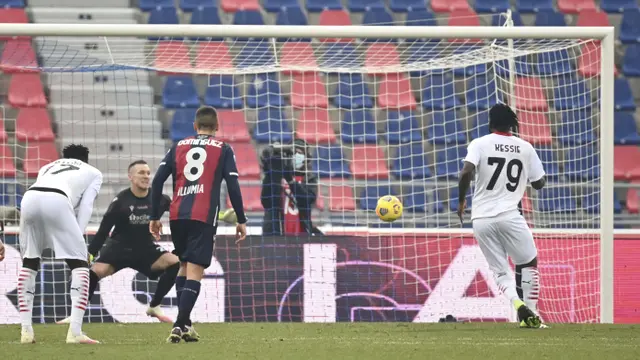 FOTO: Bungkam Bologna, AC Milan Akhiri Tren Minor