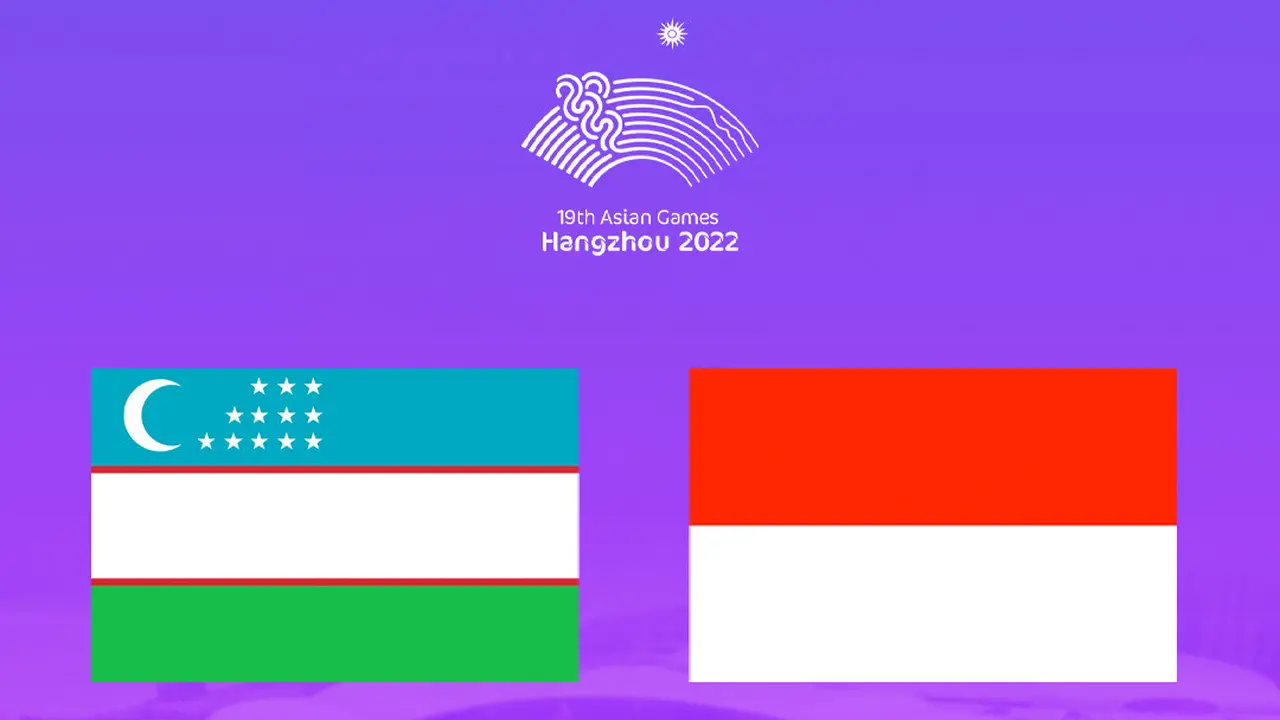 Asian Games - Uzbekistan Vs Timnas Indonesia