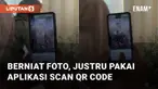 Ada-ada saja aksi emak-emak ini saat hendak memotret mempelai pernikahan