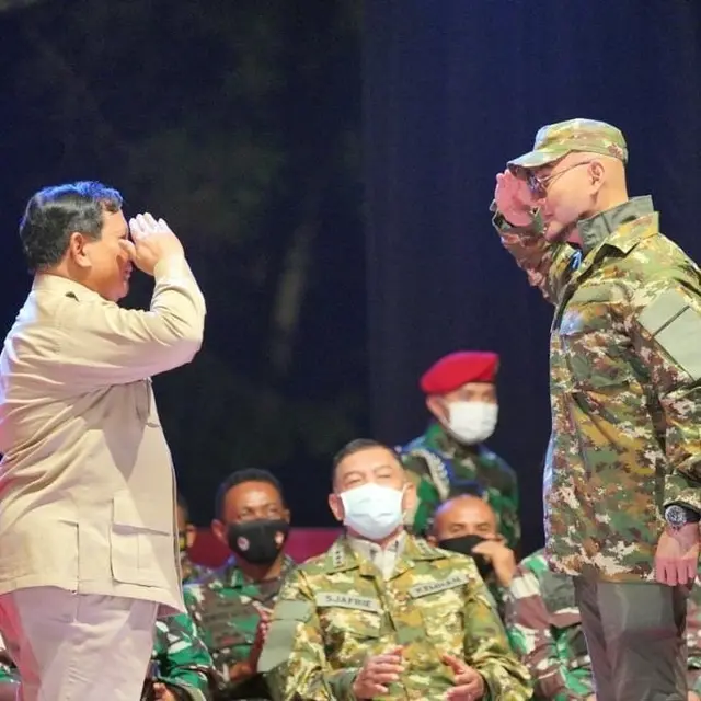 5 Momen Deddy Corbuzier Jadi Duta Komcad TNI, Dilantik Langsung oleh Prabowo
