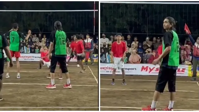 Berbaur dengan Warga, Momen Duta Sheila On 7 Ikut Lomba Voli 17 Agustus Antar RT Ini Viral