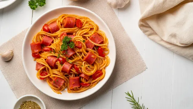 pasta bolognese sosis