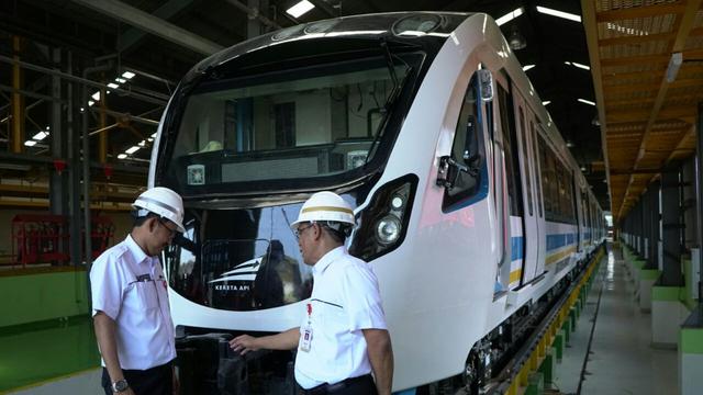 PT INKA (Persero) berencana melakukan pengujian kereta Light Rail Transit (LRT) Palembang, Sumatera Selatan. (Dok Kementerian BUMN)