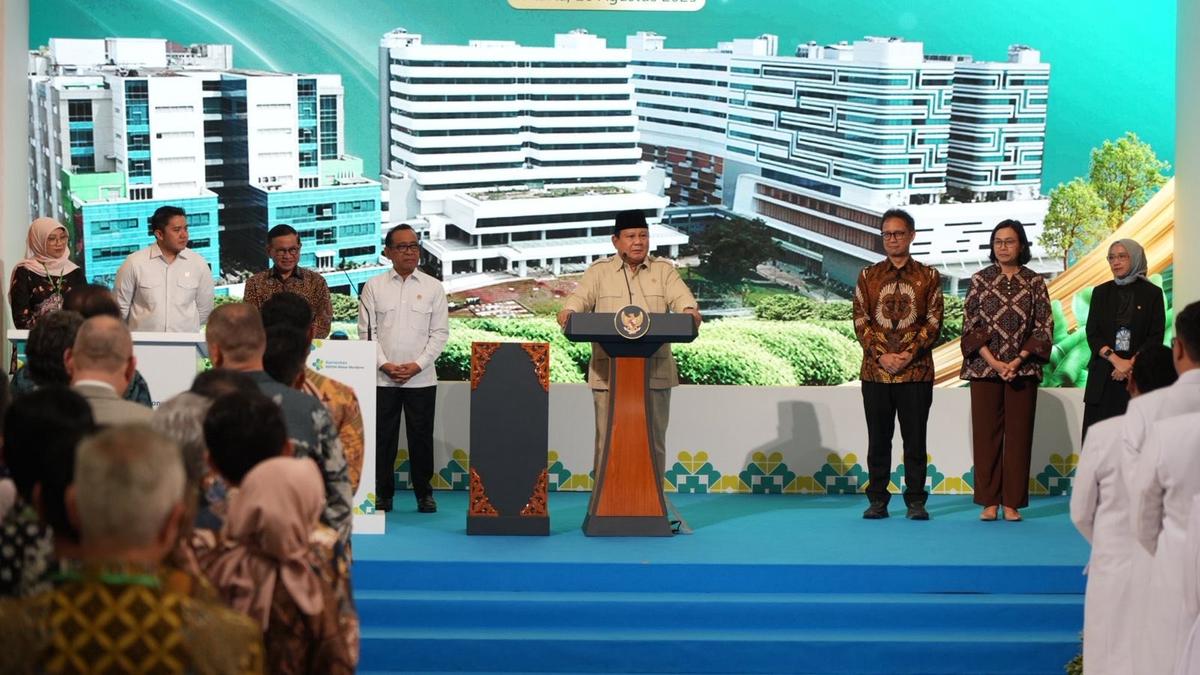 Resmikan RSPON Jakarta Karya WIKA, Presiden Prabowo Tekankan Pentingnya Fasilitas Kesehatan Bertaraf Internasional