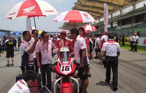 Pembalap AHRT Awhin Sanjaya (Liputan6.com /Thomas)