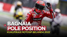 Berita video hasil kualifikasi MotoGP Belanda 2022, di mana Pecco Bagnaia meraih pole position setelah menjadi yang tercepat, Sabtu (25/6/2022) malam hari WIB.