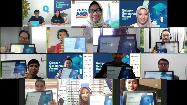 Pengumuman penerima Quipper Scholarship Awards 2022
