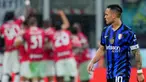 Inter Milan menelan kekalahan dari AC Milan dalam laga leg kedua semifinal Coppa Italia di Stadion Giuseppe Meazza, Kamis (24/4/2025) dini hari WIB. (Spada/LaPresse via AP)