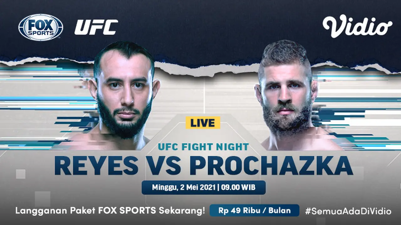 Streaming UFC Fight Night hanya di Kanal FOX Sports