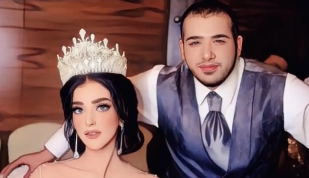 Tasya dan mahkotanya terlihat sepertu permaisuri dari Kerajaan Chateau Du Chambord (tiktok/tasyafarasya)