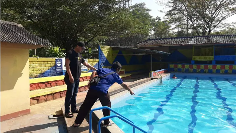 Bapak dan Anak Tewas Tenggelam di Kolam Renang Wahana Wisata Sari Wates Purwakarta