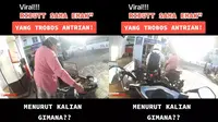 Emak-emak isi bensin (TikTok/@gendon_motovlog)