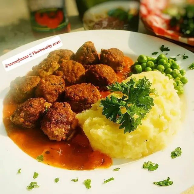 ilustrasi resep bola daging/pinterest