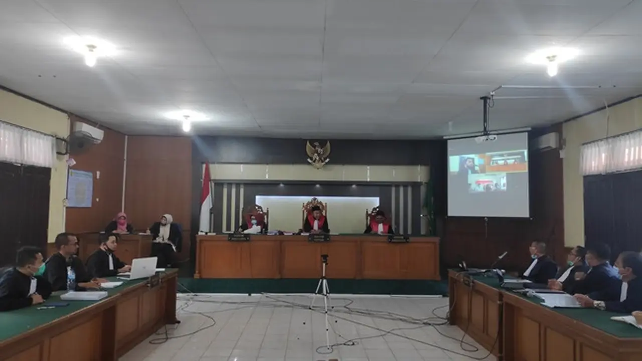 Sidang korupsi Sekda Kuansing di Pengadilan Tipikor Pekanbaru.
