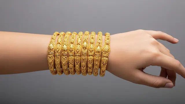 Model Gelang Emas Keroncong Isi 12 untuk Lamaran dan Pernikahan/Ilustrasi Gemini AI