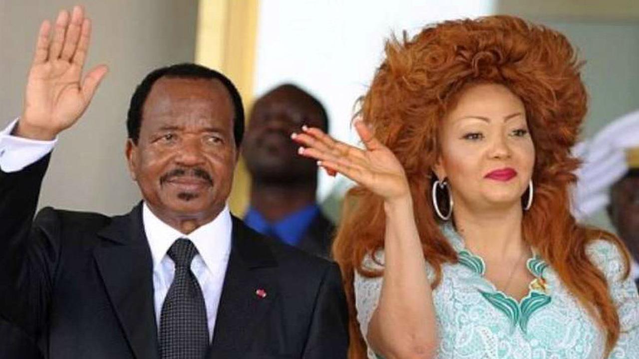 Paul Biya dan istrinya, Chantal Biya