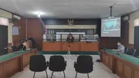 Sidang terdakwa suap alih fungsi hutan Riau di Pengadilan Tipikor pada Pengadilan Negeri Pekanbaru. (Liputan6.com/M Syukur)