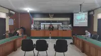 Sidang terdakwa suap alih fungsi hutan Riau di Pengadilan Tipikor pada Pengadilan Negeri Pekanbaru. (Liputan6.com/M Syukur)