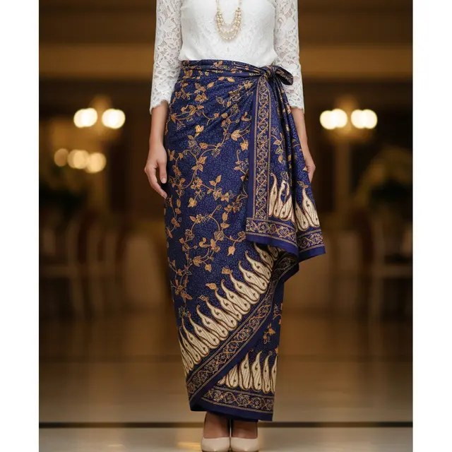 9 Model Rok Batik Lilit Modern Cocok untuk Kondangan