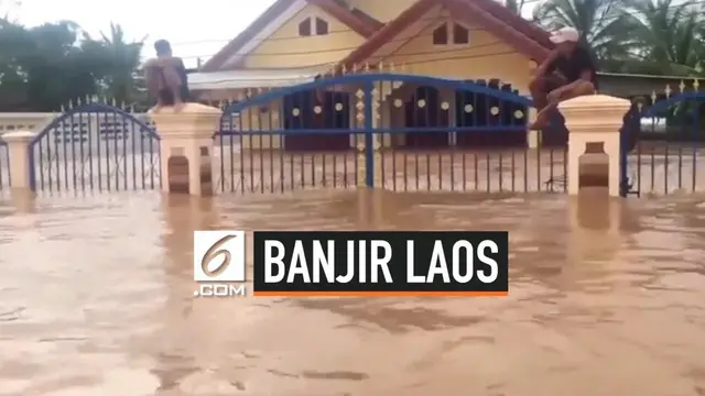 Banjir melanda wilayah selatan negara Laos dan menewaskan 14 warga. Banjir dipicu hujan deras yanng diakibatkan badai tropis Podul.