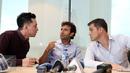 Pelatih asal Spanyol, Luis Milla Aspas (tengah) saat memberi keterangan di kantor PSSI, Jakarta, Jumat (20/1). Luis Milla Aspas resmi menukangi Timnas Indonesia dengan durasi kontrak dua tahun. (Liputan6.com/Helmi Fithriansyah)