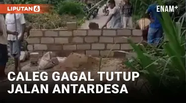 Hanya Dapat Sedikit Suara, Caleg di Ende NTT Tutup Jalan Antardesa