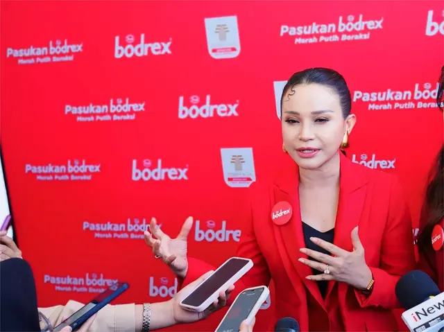 Rossa Hadiri Acara Pasukan Bodrex Merah Putih Beraksi 2025