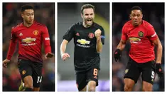 Untuk meningkatkan performa Manchester United musim depan, Ole Gunnar Solskjaer diprediksi akan menambah amunisi dengan pembelian beberapa pemain. Harga yang selangit dapat ditutupi dengan penjualan beberapa pemain yang tidak dibutuhkan. Siapa saja mereka? (Kolase Foto AFP)