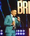 Pasangan artis Arie Untung dan Fenita Arie berhasil menyabet gelar di ajang penghargaan periklan Indonesia yaitu Bright Awards Indonesia 2017. (Bambang E. Ros/Bintang.com)