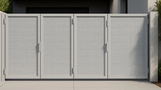 7 Model Pintu Pagar Dorong Lipat Minimalis Modern yang Lagi Tren di 2025, Stylish dan Fungsional