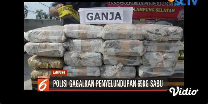 Paket Sabu Siap Edar Senilai Rp 60 Miliar Diamankan Polres Lampung