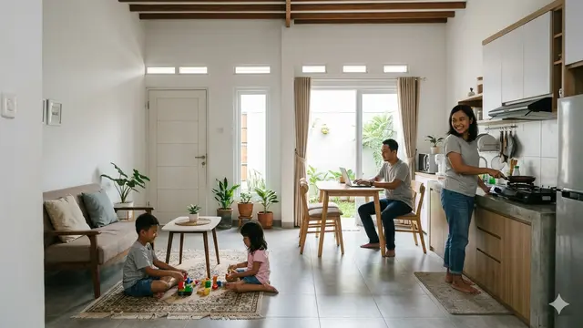 Rumah 1 Lantai Tipe 36