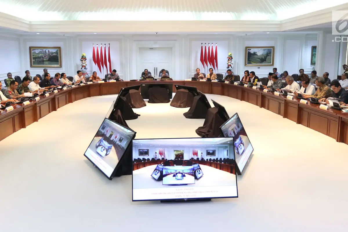 Presiden Jokowi Pimpin Ratas Persiapan Asian Games 2018