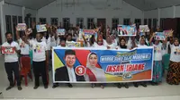 Dukung Perubahan, Warga Suku Bajo Kompak Dukung Iksan-Iriane di Pilbup Morowali