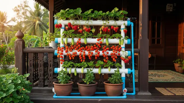 Cara Bikin Kebun Buah Mini Hidroponik di Teras Rumah Kampung, Ini 6 Panduannya