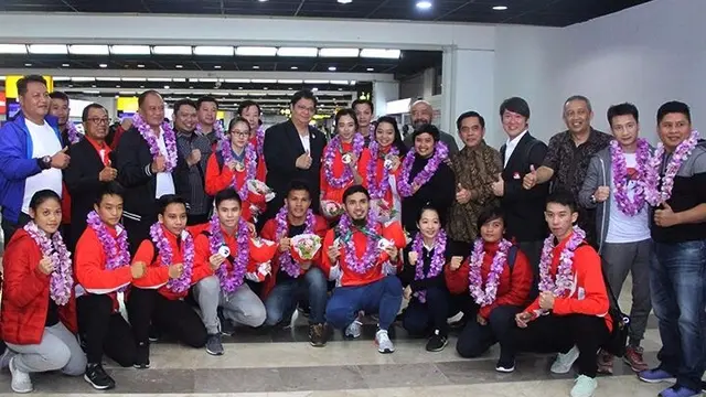 Tim nasional wushu Indonesia.
