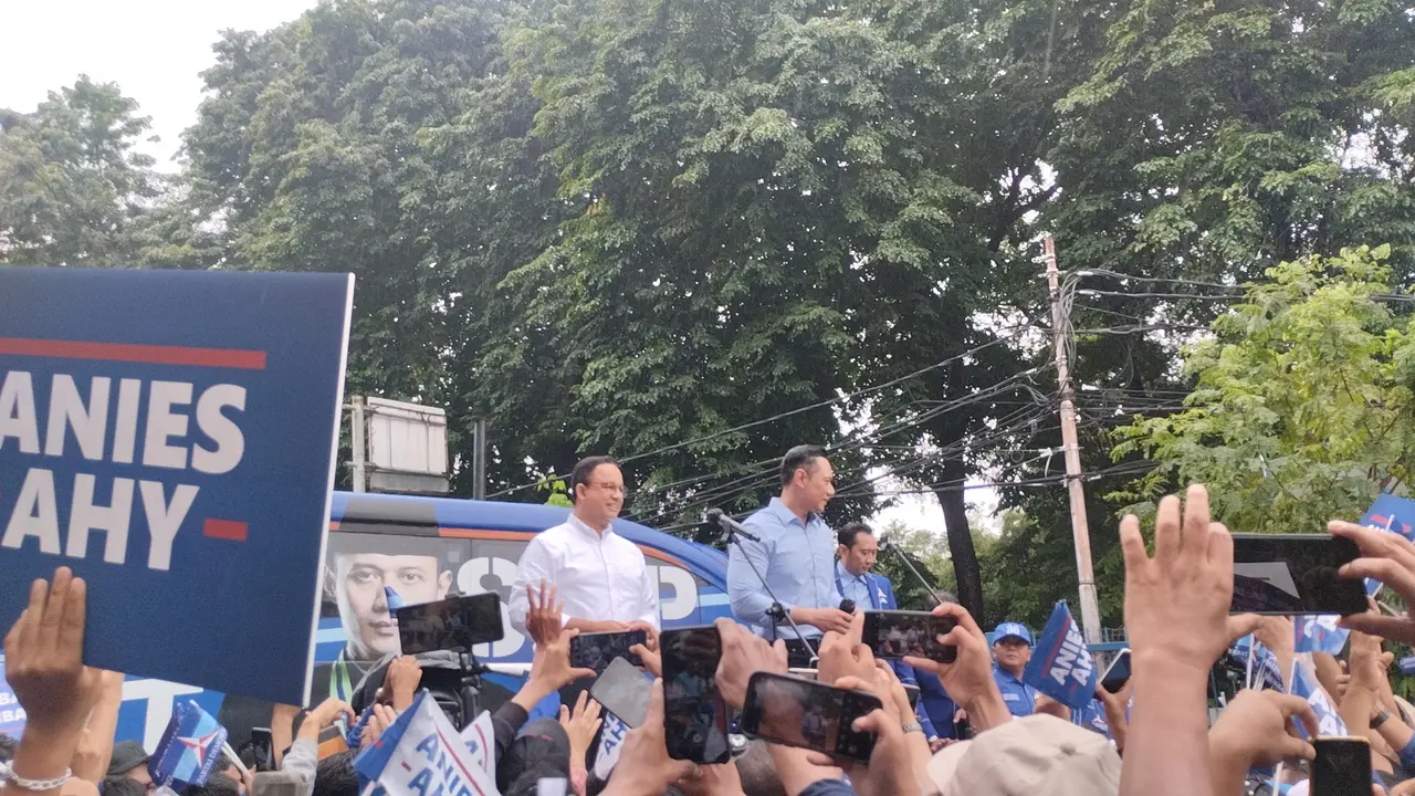 Anies Baswedan menyambangi Markas DPP Partai Demokrat, Jakarta Pusat, Kamis (2/3/2023).