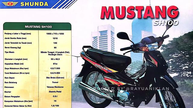 Motor cina mirip Supra Bapak (Instagram/@rayuaniklan)