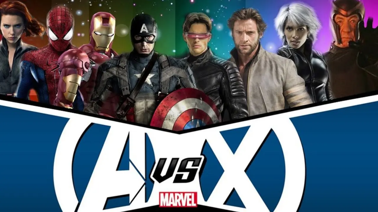 Ilustrasi Film Avengers dan X-Men
