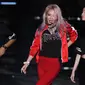 Penampilan Hyoyeon SNSD dalam ajang Countdown Asian Games 2018 di Lapangan Monumen Nasional (Monas), Jumat (18/8/2017) malam. (Herman Zakharia/Liputan6.com)