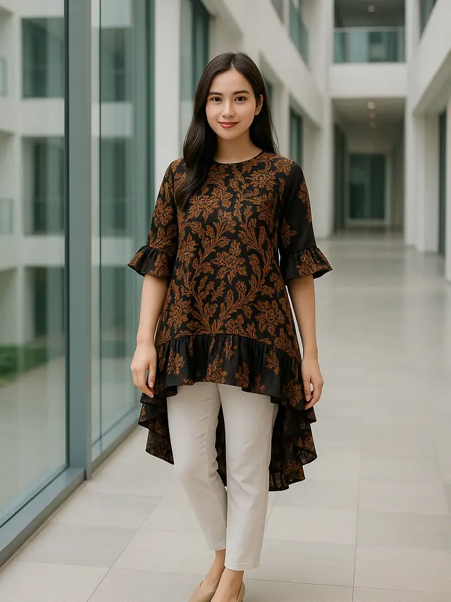 Model Tunik Batik Terbaru untuk Remaja agar Tidak Terlihat Tua