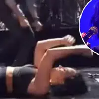 Demi Lovato alami luka yang cukup serius di bagian tumit kakinya, ia terjatuh saat konser we day (via news.com.au)