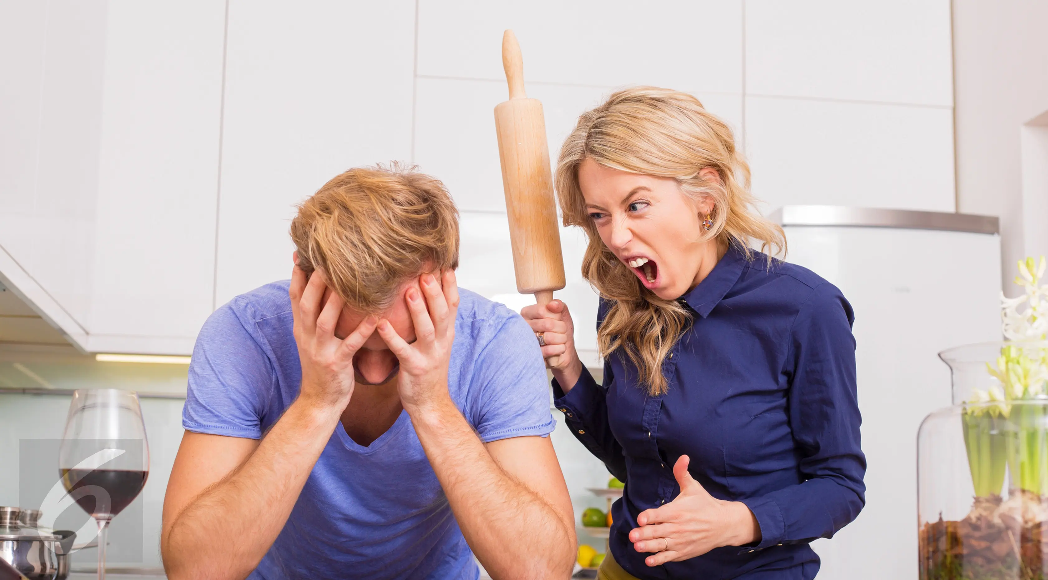 Ilustrasi Foto Pertengkaran Suami Istri (iStockphoto)