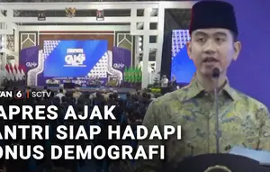Wapres Gibran Ajak Santri Siap Sambut Bonus Demografi