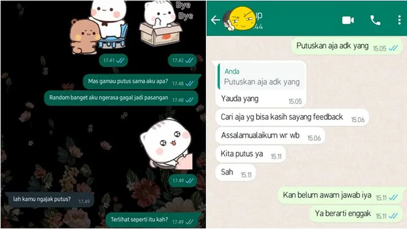 6 Chat Pacar Minta Putus Baik-Baik Ini Singkat Banget, Enggak Pakai Drama