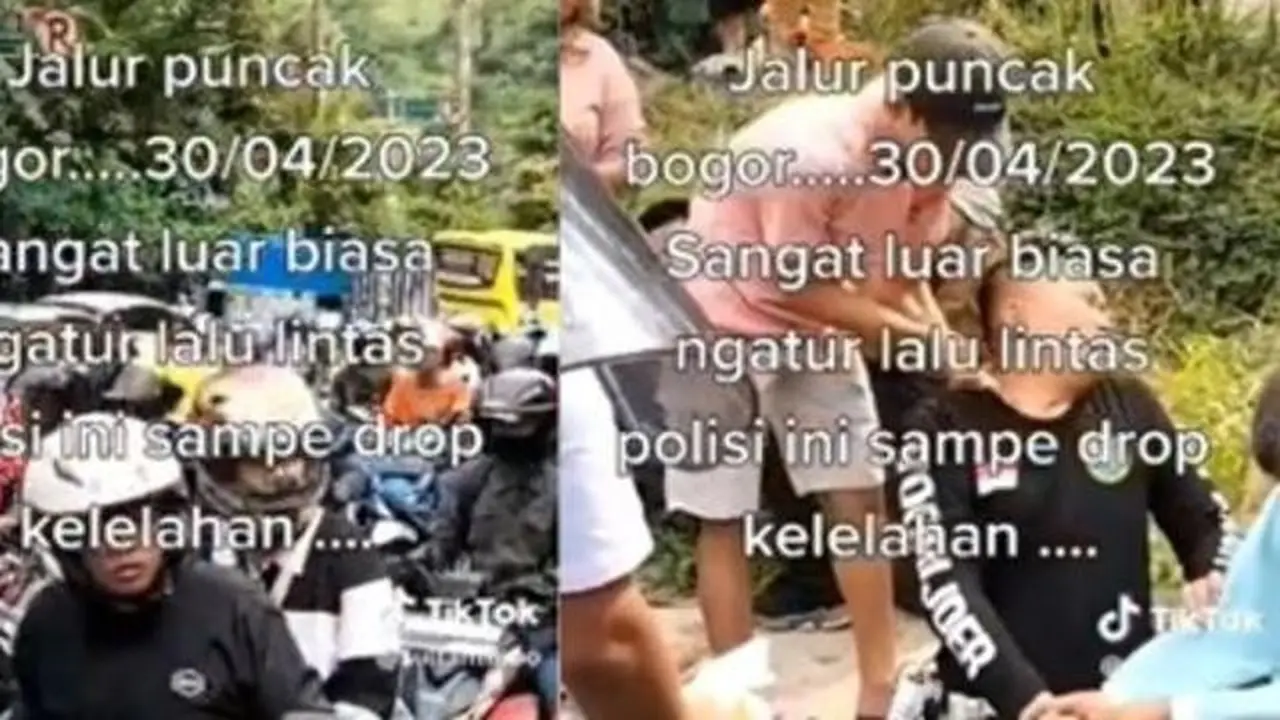 Polisi Pingsan saat Bertugas Mengatur Lalu Lintas, Warga Sigap Memberi Pijatan dan Obat-obatan