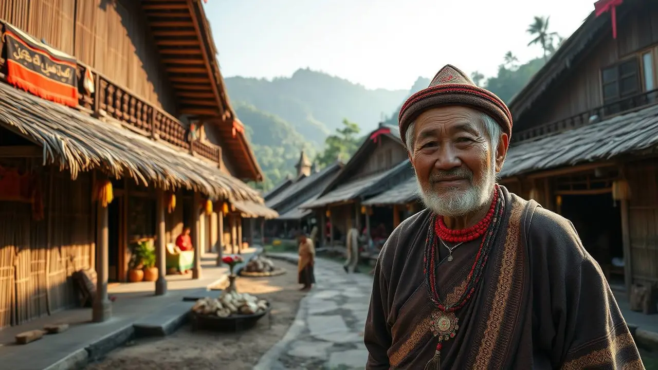 ciri khas suku bali aga