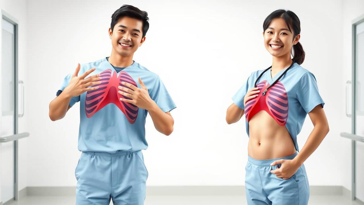 perbedaan pernapasan dada dan diafragma